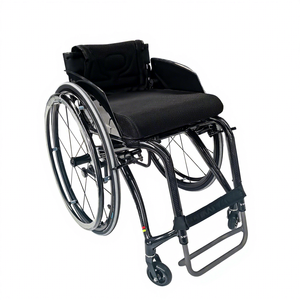 כסא גלגלים ספורטיבי מתקפל קל משקל, ידני, מפעיל, מסיבי פחמן של MUNIU - Product Image 1