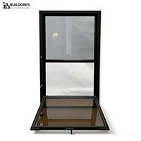 Grille de fenêtre verticale moderne Buildgres Premium avec fonction insonorisante pour villas et maisons en climat tropical