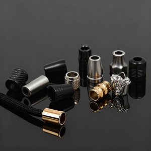 Extrémité de corde en acier Bouchon de cordon en métal Bouchon de vêtement extrémité en métal Accessoires de veste à capuche Extrémités de cordon pour sweat à capuche - Product Image 3