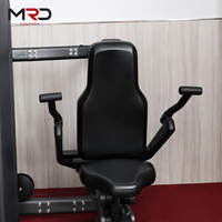 Máquina de entrenamiento de tríceps con pin, máquina de dips sentado, máquina de entrenamiento de fuerza para tríceps para uso en gimnasio