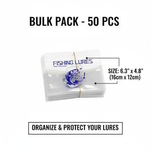Moisture Proof 3 Side Seal PE <b>PET</b> Transparent Custom Logo Fish Lure Bait Zipper Bag Packaging Gravure Printing Surface - Product Image 3