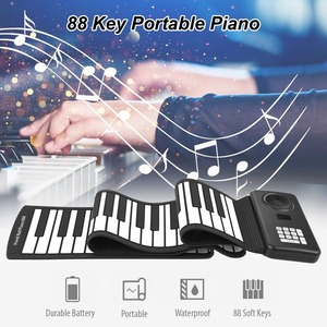 <span class=keywords><strong>Piano</strong></span> portátil de 88 teclas, rollo de mano, <span class=keywords><strong>Piano</strong></span> electrónico de silicona ambiental, <span class=keywords><strong>Piano</strong></span> electrónico profesional plegable sin altavoz - Product Image 4