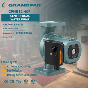 ปั๊มน้ำร้อนหมุนเวียนในครัวเรือนอัจฉริยะ GRANDFAR 270W/220W/150W ปรับความเร็วได้สามระดับ เสียงเบา รุ่น CPHB12-40F แรงดันสูง - Product Image 1