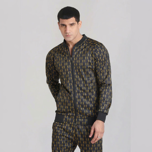 Conjunto Deportivo de Lujo para Hombre 2 en 1, Transpirable, con Capucha, de Forro Polar, 100% Algodón, Diseño de Logotipo Personalizado, Cierre con Cordón, Bolsillos Laterales - Product Image 1