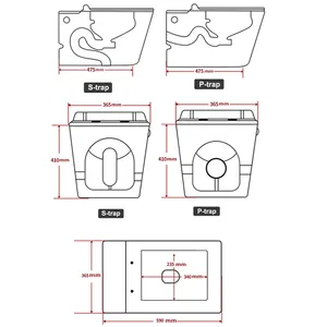 욕실 없이 물 조 (wc tankless no cistern pulse 화장실 세라믹 층 잘 고정 된 화장실 와 배터리