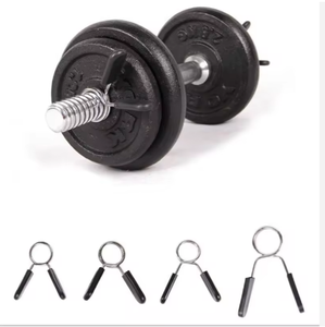 2 Piezas de Abrazaderas de Resorte para <span class=keywords><strong>Barra</strong></span> de Pesas de 24/25/28/30/50 mm, Clips de Bloqueo para Mancuernas de Gimnasio, <span class=keywords><strong>Kit</strong></span> de Bloqueo Estándar para Levantamiento de Pesas - Product Image 5
