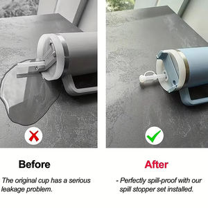 Couvre-paille en silicone anti-fuite pour gobelet 40/30 oz, couvercle à paille rabattable, bouchon anti-poussière et anti-déversement, accessoires pour bar à pailles - Product Image 5