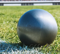 Équipement professionnel d'athlétisme pour lancer de haltères, boule de lancer de haltères en fer 3kg 4kg 5kg 6kg 7.26kg avec différentes couleurs