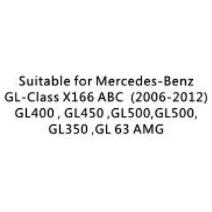 Amortiguador de Aire, Suspensión Neumática Delantera Derecha Sin ADS, Compatible con Mercedes Benz Clase GL 2006-2012 X166 - Product Image 4
