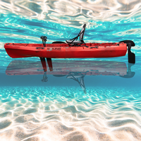 Advanced PVC 1 personne modulaire Kayak puissance Double pompe à pagaie pêche randonnée Sports de plein air-moteur de Kayak gonflable en gros