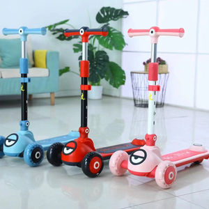 Nouvelle arrivée, trottinette pour enfants <span class=keywords><strong>Rocket</strong></span>, poignée à barre de poussée, 3 grandes roues, siège pliable, vente en gros, jouet pas cher, adultes, enfants, roue en PU - Product Image 3