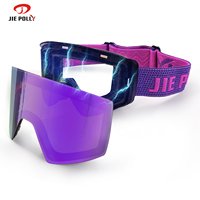Lunettes de ski OTG personnalisées avec logo OEM, verres magnétiques de luxe pour l'extérieur, photochromiques, pour snowboard,