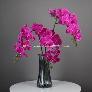 Orchidée Phalaenopsis Artificielle 92cm Effet Naturel, 9 Têtes, Tige Pliable, pour Mariage, Fête, Décoration de Table à Domicile - Product Image 2