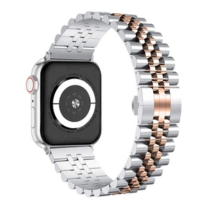 Bracelet pour <span class=keywords><strong>Apple</strong></span> <span class=keywords><strong>Watch</strong></span> <span class=keywords><strong>44mm</strong></span> 40mm 38mm 42mm Sublimation métal doré bracelet intelligent en <span class=keywords><strong>acier</strong></span> <span class=keywords><strong>inoxydable</strong></span> IWatch série 7 6 <span class=keywords><strong>5</strong></span> 4 SE - Product Image 1