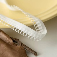 Bande élastique en nylon jacquard de type M, modèle BaiCaiHui 115, 1,2 cm, picots, couleurs personnalisées, pour lingerie, vêtements, textile de maison, sangle