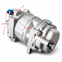 Unité de climatisation 12V pour UTV sous tableau de bord, système AC électrique miniature 12 volts, pièces pour ATV