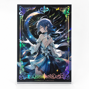 Affiches d'art personnalisées en feuille holographique, illustrations holographiques de fanart de dessins animés, marchandises fantaisie d'anime, goodies de collection, posters - Product Image 3