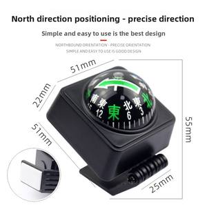 Nouvelle boussole <span class=keywords><strong>universelle</strong></span> en ABS, antichoc, étanche, avec affichage luminescent, portable, pour la randonnée en extérieur, type anneau de suspension - Product Image 3
