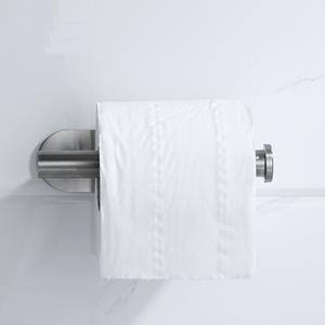 Dispensador de Toallas de Papel Adhesivo de Acero Inoxidable Negro Satinado Moderno y Duradero para Montar en la Pared, para Uso en Cocina y Baño - Product Image 5