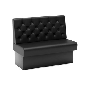 ريترو ستايل العشاء كشك مطعم الراقية ستوكات/جلد طبيعي مقعد مقصورة - Product Image 2