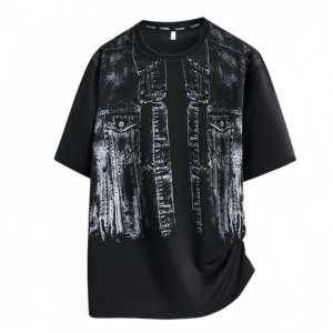 T-shirt imprimé Bapees tendance pour homme, version haute qualité 1:1, motif lettres, collection 2026 - Product Image 2