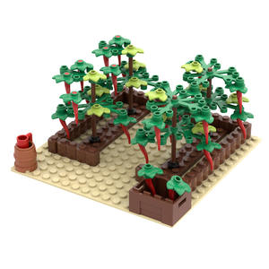 Petites briques de construction de jardin, ferme, <span class=keywords><strong>verger</strong></span>, jardin potager et fruitier, scène de plantation, MOC - Product Image 4