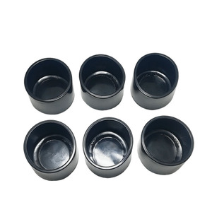 ปลอกหุ้มท่อกลมขนาด 40 มม. ของฮันเจ ปลอกหุ้มท่อพีวีซีใสแบบยืดหยุ่น ฝาครอบป้องกันท่อเหล็ก ปลั๊กปิดปลายท่อ - Product Image 2