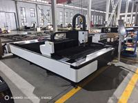 Machine de découpe laser populaire certifiée 6020 OEM, de type entièrement ouvert, à table unique, avec armoire de commande séparée