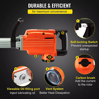 Marteau démoliteur électrique robuste 2200W - Ciseaux de démolition portables pour béton, pour travaux de construction murale