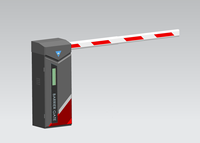 Barrière Automatique à Deux Voies de Style Luxe Moderne avec Moteur Sans Balais, Protection IP44, Communication RS485, Contrôle à Distance/LPR