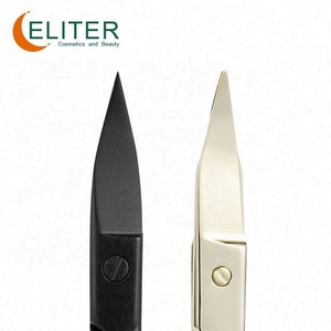 Tijeras multifuncionales Eliter de acero inoxidable dorado de fábrica al por mayor, tijeras para manicura, tijeras para uñas, cutícula - Product Image 2