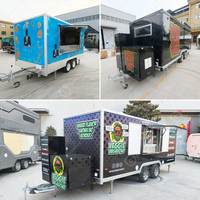 Chariot alimentaire mobile, camion de boulangerie, kiosque à glaces, remorque de salon de coiffure avec cuisine complète à vendre