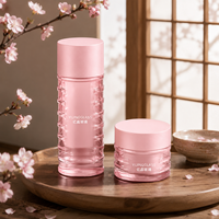 Vente en gros de flacons en verre personnalisés avec pompe pulvérisatrice, 50g 120ml, emballage cosmétique pour sérum facial, crème pour le visage