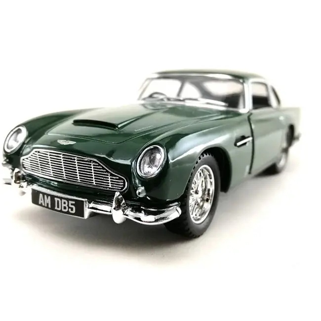 Sport Racing Klassieke Model Auto Gegoten 1:38 1963 Aston Martin DB5 Groene Kleur Gesimuleerde Auto Miniaturen Modellen