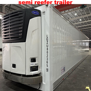 Hybrid Semi-Trailer Freezing Enclosed Electric Deep Custom Cooler Cooled <b>Logistics</b> Storage Room Shipping Frozen Frigo Fridge - Product Image 2