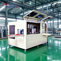 Connecteur de profilés de fenêtres et de portes en aluminium robuste et automatique, scie à découper les coins CNC pour profilés en aluminium