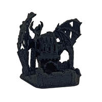 Vente en gros de tour à dés en forme de tête de dragon et de château, imprimé en 3D