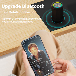Haut-parleur Bluetooth 5.4 Haut-parleurs Bluetooth Appariement stéréo TWS sans fil 360 HDSound Haut-parleur étanche Support carte TF pour fête - Product Image 5