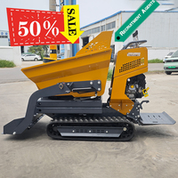 Schnelle Lieferung Mini Dumper Crawler Transporter Benutzer definierte Farbe Compact Dump Truck Großhandel Micro Mini Dumper Truck