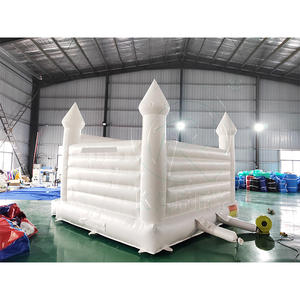 Castillo Inflable Blanco, Brincolín Inflable para Exteriores, Castillo Inflable en Venta para Bodas y Fiestas - Product Image 4