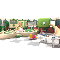Équipement de jeu intérieur pour enfants de petite taille, toboggan de sécurité pour les maisons de jeu