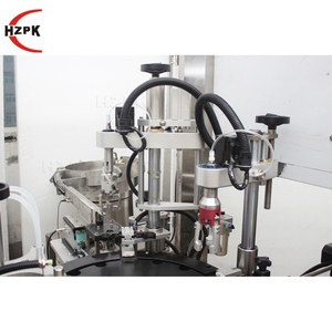 Machine de remplissage et de bouchage automatique HZPK pour flacons ronds en plastique et en verre de 10 ml, 15 ml, 20 ml, 30 ml, 50 ml pour parfums - Product Image 5
