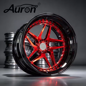 Rueda de Aleación de Aluminio Forjado 5.5x17 con Diseño Multirradio Pulido para Automóviles de Pasajeros, Mejora de Ruedas de Coche, Nuevo Diseño - Product Image 1