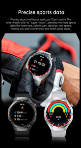 Reloj Inteligente IP68 de 1.53 Pulgadas HW95, Reloj Deportivo para Hombre con ECG, PPG, Monitor de Actividad Física, Frecuencia Cardíaca, Pulsera Inteligente Redonda a Prueba de Agua - Product Image 2