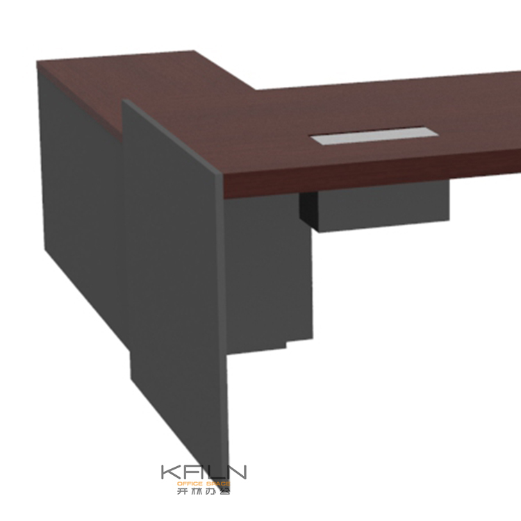 Élégant Moderne Bureau Table Exécutive En Bois Solide De Conception Surface PDG Table de Directeur de Bureau de Patron