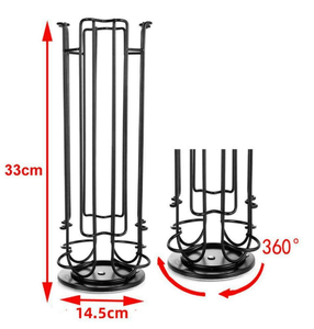 厨房经典豪华展示架旋转360度展示金属储物架 - Product Image 4