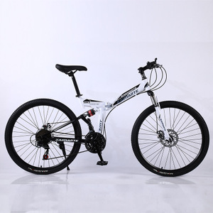 Bicicleta de Montaña plegable de peso ligero, bici con freno de disco doble, 26 pulgadas y 21 velocidades - Product Image 5