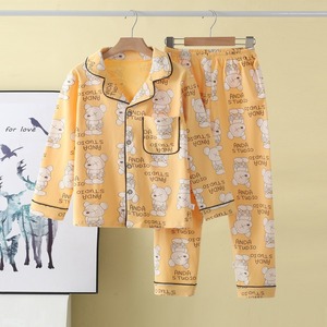 Pyjamas en coton à manches longues imprimés sur mesure pour enfants de 3 à 8 <span class=keywords><strong>ans</strong></span>, garçons et filles, vêtements de nuit, ensembles de pyjamas élégants et respirants - Product Image 5