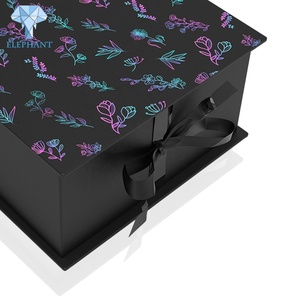 Custom Printed Big Small Packaging <b>Box</b> Paper Wedding Gift <b>Box</b> Packaging With Ribbon - Product Image 5