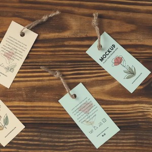 Đ<span class=keywords><strong>a</strong></span> Mục Đích Quần Áo Thẻ 500Pcs Giấy Nhãn Biểu Tượng Tùy Chỉnh Thiết Kế Cho Thương Hiệu Thời Trang Hàng Hó<span class=keywords><strong>a</strong></span> - Product Image 4